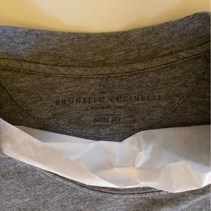 Brunello Cucinelli Slim Fit Tee Shirt Brand new-made in Italy